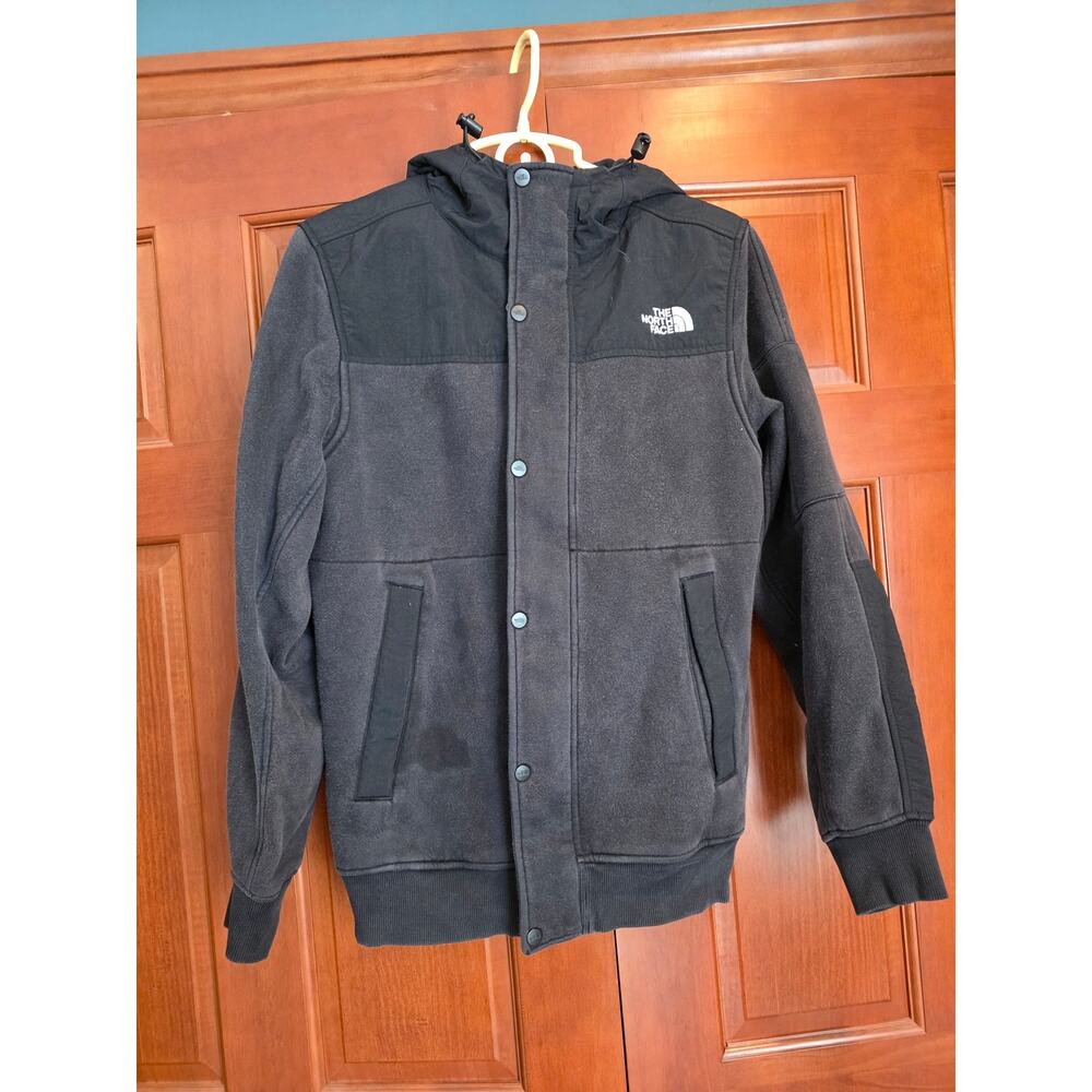 TNF The North Face Men's Black HIGHRAIL Fleece Cotton Jacket Coat Size Small